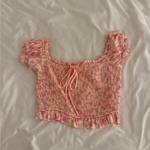 Zara Ruffle Crop Top